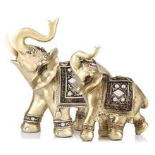 Load image into Gallery viewer, Golden Elephant Figurines